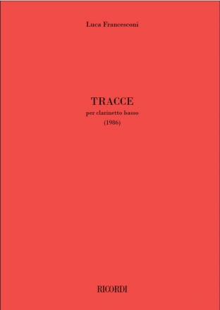 Tracce (1986) per clarinetto basso