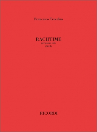 Francesco Trocchia, Rachtime Klavier Buch
