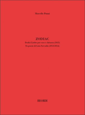 Marcello Panni, Zodiac Vocal and Guitar Buch