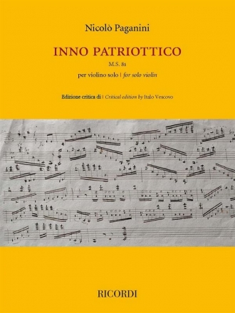 Inno Patriottico M.S. 81 per violino solo