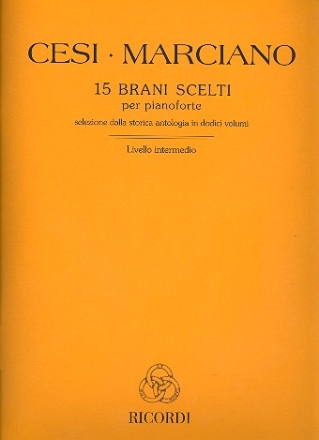 15 brani scelti livello intermedio per pianoforte (it)