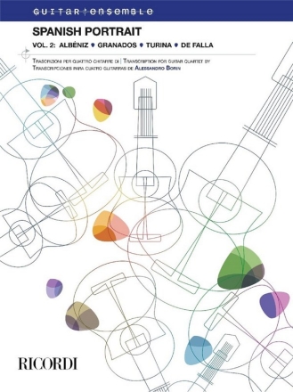 Spanish portrait Vol. 2: Albniz, Granados, Turina, De Falla for guitar ensemble