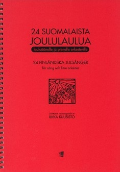24 Finnish Christmas Songs Gesang und Orchester Partitur