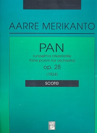 Pan op.28 for orchestra score