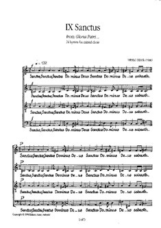 Gloria patri op. 17 gemischter Chor Chorpartitur