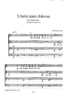 Gloria patri op. 17 gemischter Chor Chorpartitur