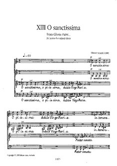 Gloria patri op. 17 gemischter Chor Chorpartitur