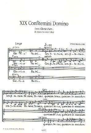 Gloria patri op. 17 fr gem Chor Chorpartitur
