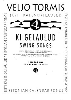 Estonian Calendar Songs Frauenchor (SSAA) Chorpartitur