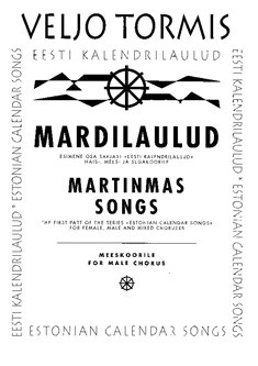 Estonian Calendar Songs Mnnerchor (TTBB) Chorpartitur