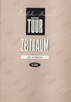 Zeitraum Orchester Partitur