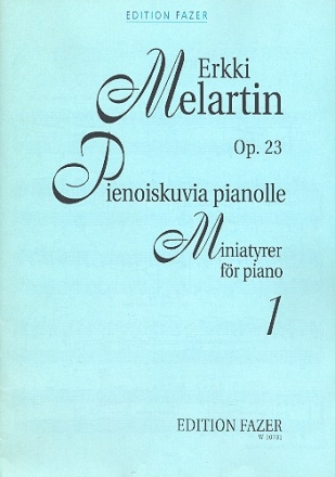 Miniatures op.23 for piano