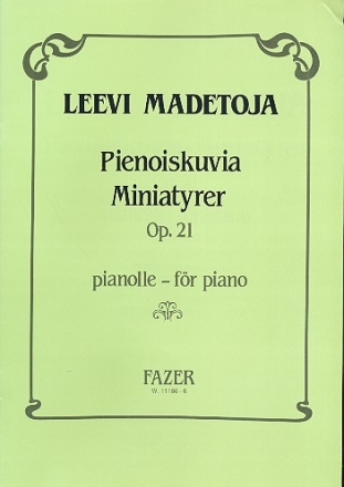 Miniatures op.21 for piano