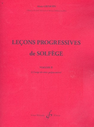 Lecons progressives de solfge vol.2