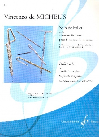 Solo de ballett op.87 pour flute piccolo et piano