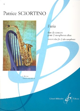 Furia pour 2 saxophones altos partition