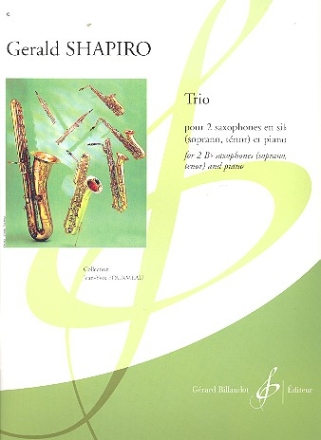 Trio fr 2 Saxophone in B und Klavier Stimmen