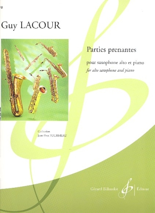 Parties prenantes pour saxophone alto et piano