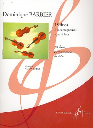 18 Duos pour 2 violons partition