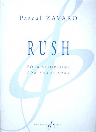 Rush pour saxophone alto