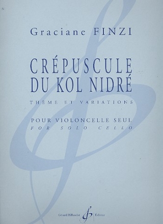 Crpuscule du Kol Nidre pour violoncelle