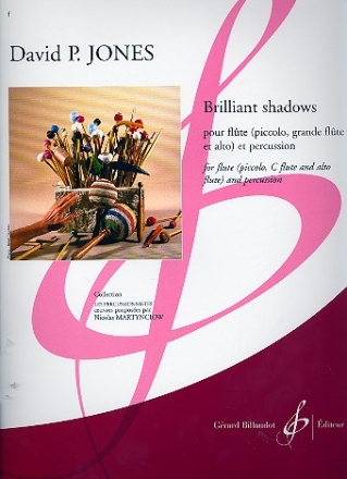 Brilliant Shadows pour flte (piccolo, grande flte et alto) et percussion partititon et partie