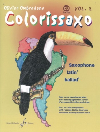 Colorissaxo Band 2 (+CD) fr 1-2 Altsaxophone Spielpartitur