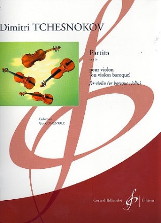 Partita op.21 pour violon (violon baroque)
