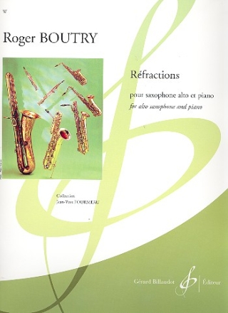 Rfractions pour saxophone alto et piano