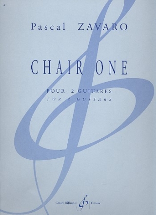 Chair one pour 2 guitares partition