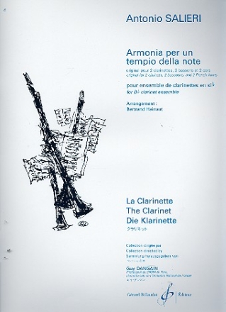 Armonia per un tempio della note pour 5 clarinettes (BBBBBass) partition et parties