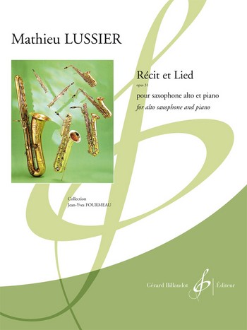 Rcit et Lied op.31 pour saxophone alto et piano