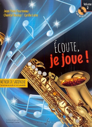 �coute je joue vol.2 (+CD-ROM) pour saxophone alto
