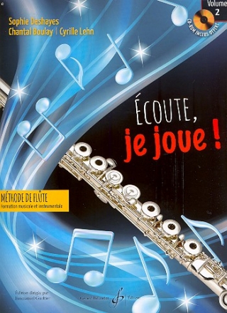 �coute je joue vol.2 (+CD-ROM) pour fl�te