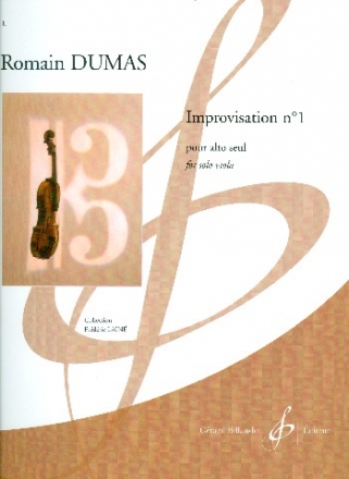 Improvisation no.1 pour alto