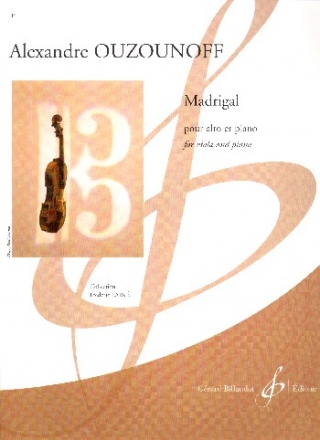 Madrigal pour alto et piano