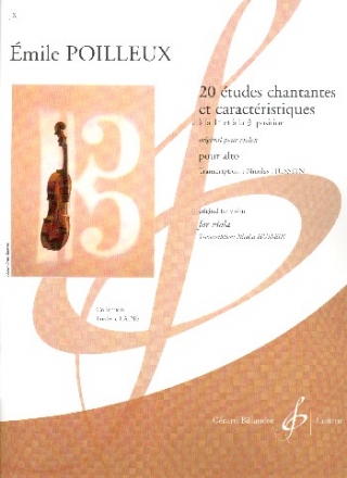 20 �tudes chantantes et caract�ristiques pour alto