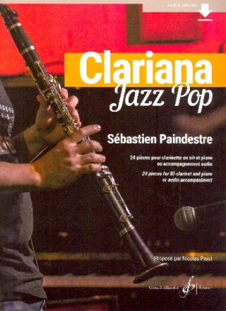 Clariana Jazz Pop (+Audio online) pour clarinette et piano