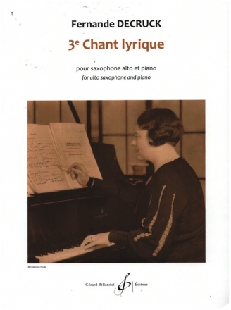 3e Chant lyrique pour saxophone alto et piano