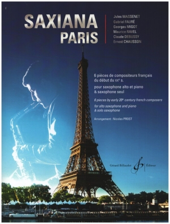 Saxiana Paris pour saxophone alto et piano and saxophone seul