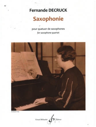 Saxophonie pour quatuor de saxophones partition et parties