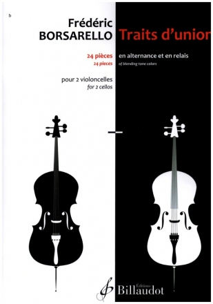 Traits d'union pour 2 violoncelles partition