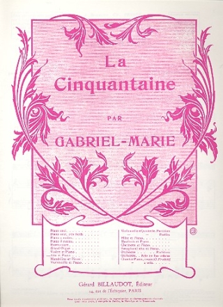 La cinquantaine pour alto et piano