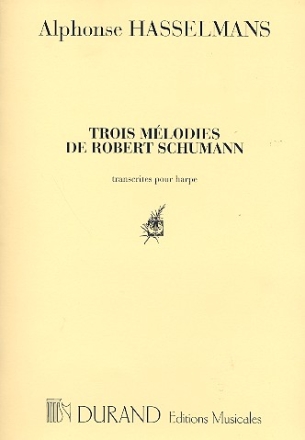 3 mlodies de Robert Schumann pour harpe