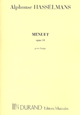 Menuet op.34 pour harpe