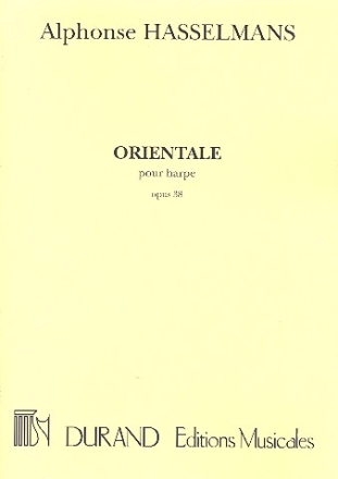 Orientale op.38 pour harpe