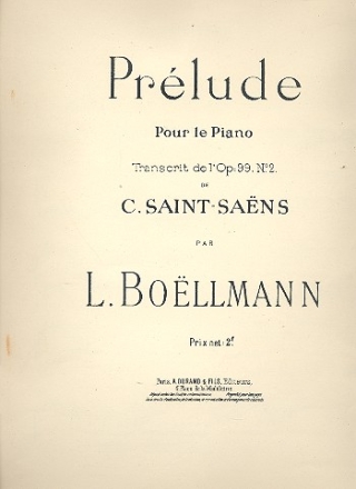 Prlude op.99,2  pour piano
