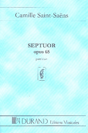 Septuor op.65 pour trompette, 2 violons, alto, violoncelle, contrebasse et piano,   partition