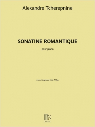 Alexander Tcherepnin, Sonatine Romantique Op 4 Piano Klavier Partitur