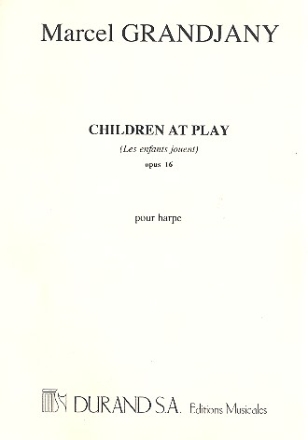 Children at Play op.16 pour harpe